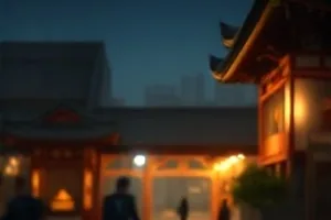 潮汐之间：退潮滩涂上母女并肩走着的背影