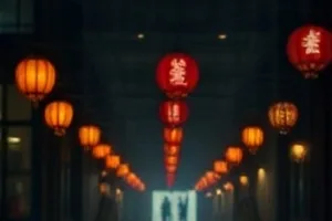 慢半拍的人：街角一个人慢慢走过斑马线